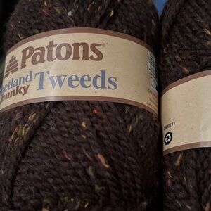 Patons Shetland Chunky Tweeds Yarn - Brown